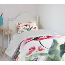 Watercolor Pastel Boho Bedspread Set