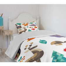Cheerful Pop Art Design Bedspread Set