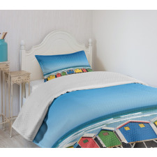 Cape Town South Africa Bedspread Set