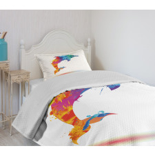 Vibrant Ocean Mammal Bedspread Set