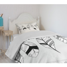 Doodle Triangle Bedspread Set