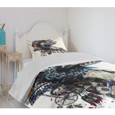 Boho Fashion Theme Bedspread Set