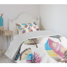 Abstract Boho Artwork Bedspread Set