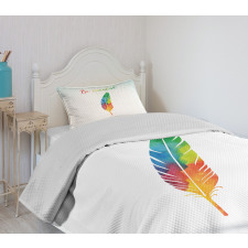 Rainbow Quill Creative Bedspread Set