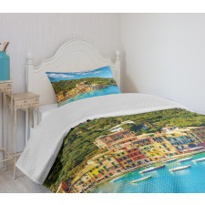 Portofino Panoramic View Bedspread Set