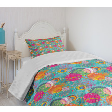 Dandelion Vibrant Spring Bedspread Set