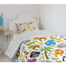 Various Animals Bedspread Set