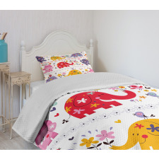 Happy Dancing Animals Bedspread Set