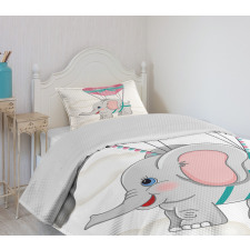 Elephant Air Balloon Bedspread Set