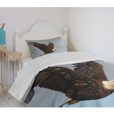 Hunter Bird in Open Sky Bedspread Set