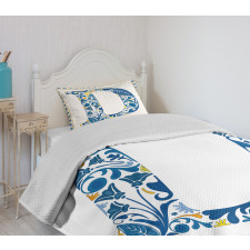 Abstract Vibrant Swirl Bedspread Set