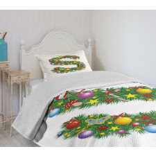 Christmas Ornament S Bedspread Set