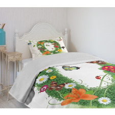 Springtime Butterflies Bedspread Set