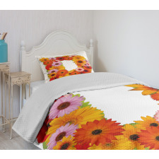 Summer Chamomile Petals Bedspread Set