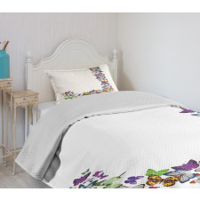 Alphabet Tropic Nature Bedspread Set