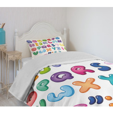 Bubble Shaped Colorful Bedspread Set