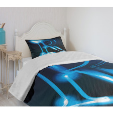 Futuristic Design R Bedspread Set