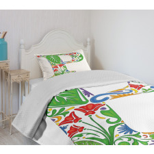 Abstract Color Palette Bedspread Set