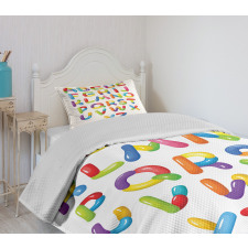 Cheerful Kids Design Bedspread Set