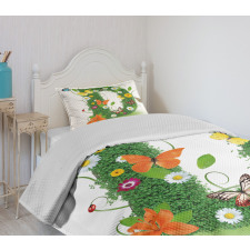 Exotic Abloom Wings Bedspread Set