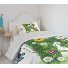 Flora and Fauna R Bedspread Set