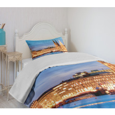 Hamburg Germany Old Town Bedspread Set