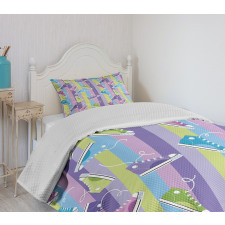 Sneakers Stripes Youth Bedspread Set
