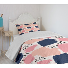 Pastel Art Pattern Bedspread Set