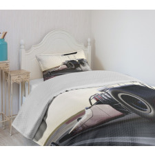 Dragster Racign down Track Bedspread Set