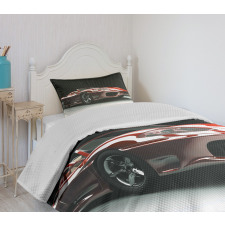 Automotive Industry Theme Bedspread Set