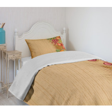 Retro Seasonal Frame Bedspread Set