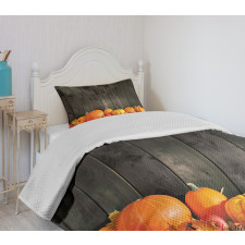 Thanksgiving Pumkins Bedspread Set