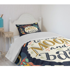 Pastel Toned Modern Bedspread Set