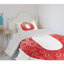 Vibrant Fruit Capital Bedspread Set