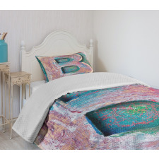 ABC Print Method Old B Bedspread Set