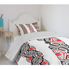 Haida Motifs Style Bedspread Set