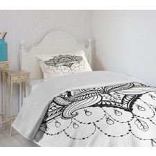 Lotus Flower Culture Bedspread Set