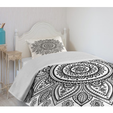 Sunflower Pattern Blooms Bedspread Set