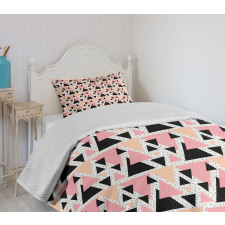 Modern Doodle Art Bedspread Set