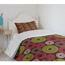 Funky Vortex Lines Bedspread Set