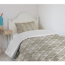 Swirl Motif Bedspread Set