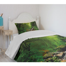 Idyllic Forest Design Bedspread Set