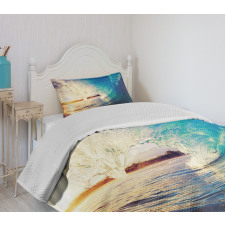 Sunrise on Waves Sports Bedspread Set