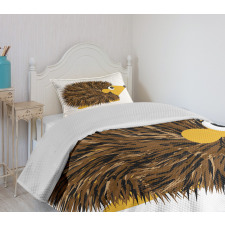 Cartoon Animal Smile Bedspread Set