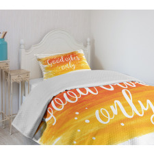 Modern Watercolor Bedspread Set