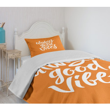 Vibes Positive Bedspread Set