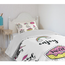 Happy Sweetest Day Bedspread Set