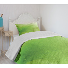 Grunge Watercolor Blurred Bedspread Set