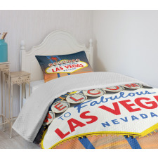 Fabulous Las Vegas Nevada Bedspread Set
