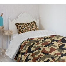 Pixel Art Abstract Bedspread Set